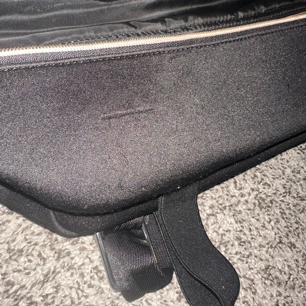 Black Quilted Backpack - Picture 7 of 7
